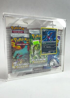 Pokémon 3-Pack Blister Acrylic Case Protection Display Sealed  - Image 1 of 4