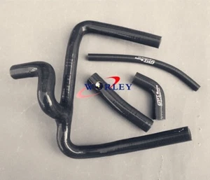 Silicone Radiator Y Hose for Honda CR250 CR250R 02-08 2003 2004 2005 06 07 BLACK - Bild 1 von 9