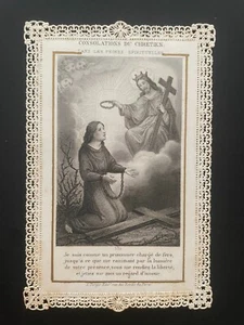 holy card santino merlettato canivet L. TURGIS 550 JESUS. - Picture 1 of 2