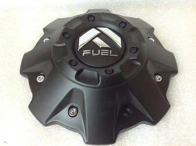 Tapacubos central de llanta de rueda todo terreno combustible 1001-63-B negro mate con tornillos Foto 1 de 4