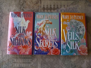 Mary Jo Putney - Silk Trilogy. Complete Books 1-3. All 1st Edition - paperback - Picture 1 of 14