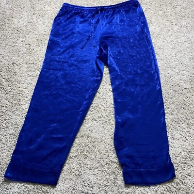 Sleep Sense Women’s Pajama Bottoms Large Size Lounge Pants Pockets - Image 1 of 4