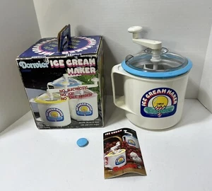 Donvier Chillfast Ice Cream Maker 1 Quart Blue Vintage Japan - Picture 1 of 19
