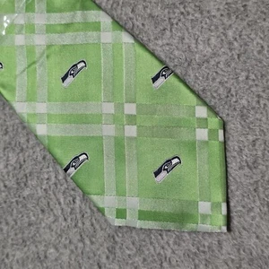 Corbata de cuello Seattle Seahawks para hombre verde fútbol americano NFL NUEVA CON ETIQUETAS - Imagen 1 de 6