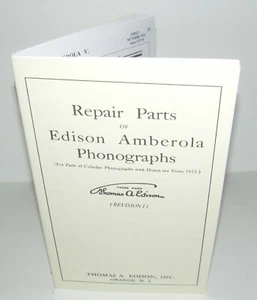 Reproducción manual de piezas de fonógrafo Edison Amberola - Imagen 1 de 12