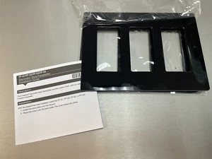 Crestron nero lucido FP-G3-B-S dispositivo a tre velocità decorazione piastra frontale da parete - Foto 1 di 1