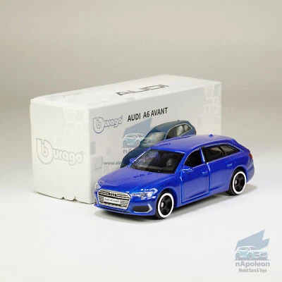 1:64 Audi A6 Avant Modello Auto Diecast Collezione Giocattolo Veicolo Regalo Blu - Immagine 1 di 4