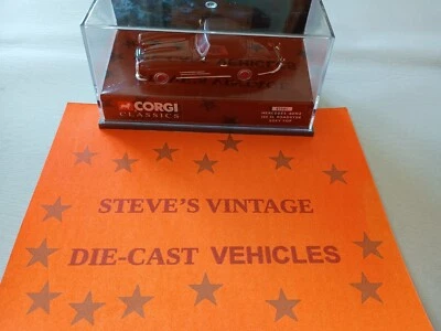 Corgi Classics 03501 Mercedes Benz 300 SL Roadster Soft Top Car Black - MINT - Image 1 of 4