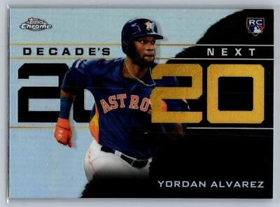 Yordan Alvarez 2020 Topps Chrome Decade's Next RC #DNC-4 Refractor - Image 1 of 2