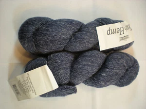 Cascade Yarns ECO+ HEMP Yarn in Blue Indigo #013 Lot of 2 Skeins - Picture 1 of 1