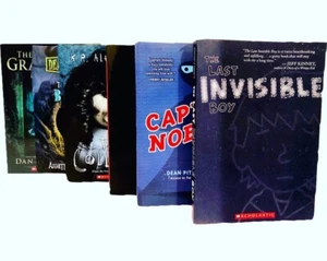 Scholastic Scary Stories Book Lot Invisible Boy Prank Captain Nobody Hauntings - Picture 1 of 12