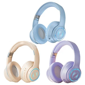 Wireless Bluetooth Headphones with Noise Cancelling Over-Ear Earphones 5.3 UK - Picture 1 of 15