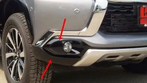 KIT DE CARROCERÍA FOGLAMP PARACHOQUES DELANTERO NEGRO V2 PARA MITSUBISHI PAJERO SPORT 2016 - Imagen 1 de 8