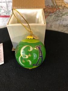 Pier One Imports 2016 Handmade Peace Glas Ornament - Bild 1 von 9