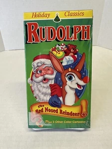 Holiday Classics Rudolph the Red-Nosed Reindeer VHS • New & Sealed - Foto 1 di 4