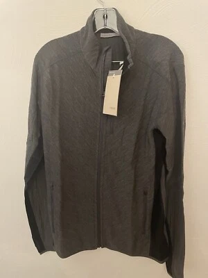Icebreaker Men's RealFleece™ Merino Descender LS  Zip Jacket M, Jet /B List $225 - Image 1 of 4