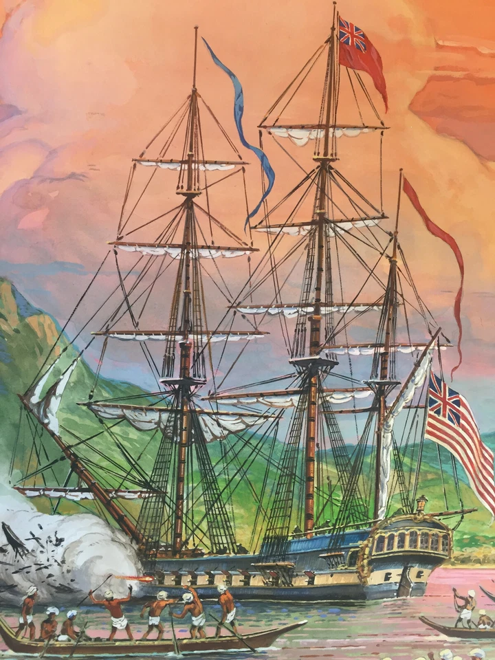 Originalzeichnung Firuz Askin 42 x 60 cm. Unveröffentlicht Sehr schön Seepiraten - Bild 1 von 4