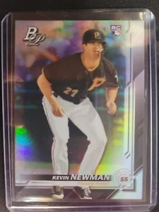 2019 Bowman Platinum Wal-Mart Ice Refractor Kevin Newman #67 Rookie RC - Picture 1 of 2