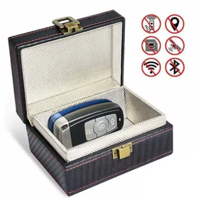 Keyless Go Schutz Autoschlüssel Box RFID Funk Schlüssel Signal Blocker Box Groß - Bild 1 von 4