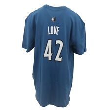 Minnesota Timberwolves Official NBA Adidas Kids Youth Size Kevin Love T-Shirt