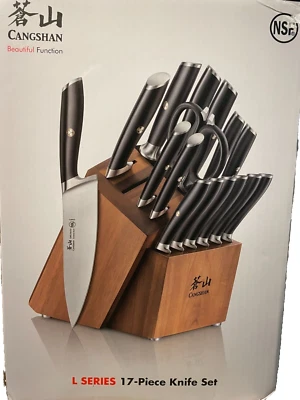 Cangshan L Series 17-Piece Shan German Steel Forged Knife Set