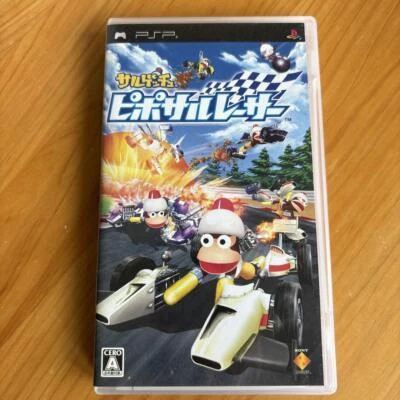 Sarugetchu Pipo Saru Racer PSP PlayStation Portable Sony Racing Game w/Case JP 5 - Image 1 of 3