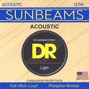 DR RCA-12 'Sunbeams' Corde per chitarra acustica bronzo fosforoso 12-54 - Foto 1 di 2