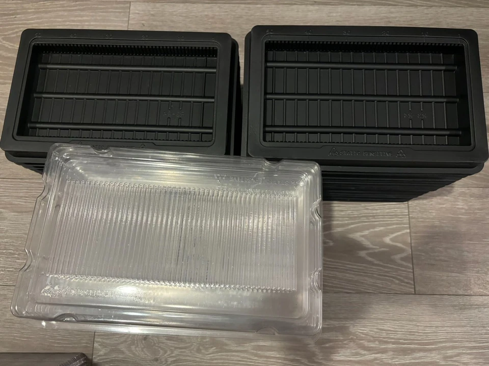 Bandeja de memoria de escritorio DIMM larga de 30 piezas para servidor de PC DDR DRAM de 50 piezas Foto 1 de 4