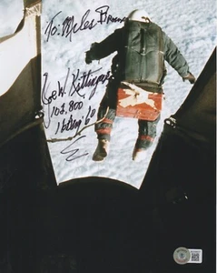Foto Beckett BAS autografiada firmada por Joe Kittinger paracaidista de la USAF 102.800 pies 8x10 - Imagen 1 de 2