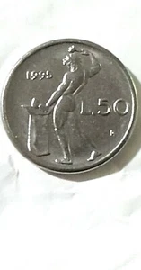 50 Lire MICRO 1995 - Moneta Repubblica Italiana - Serie Vulcano, Serie Piccola - Foto 1 di 2
