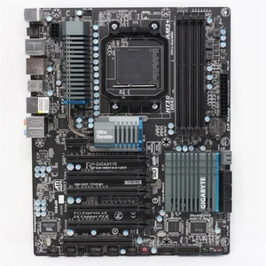 Gigabyte GA-990FXA-UD5 Rev: 3.0 AMD 990FX ATX Mainboard Sockel AM3+ (#2307) - Bild 1 von 3