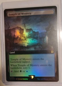 Temple of Mystery Extended Art Doctor Who Foil #528 Magic The Gathering - Imagen 1 de 3