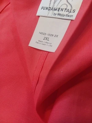 Parte inferior exfoliante para mujer 2XL color coral 1 pierna 1 bolsillos traseros WS fundamentos  Foto 1 de 4