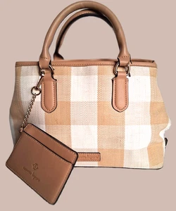 *Nanette Lepore* Purse, Handbag with Handles & Adjustable Strap, Textured Vinyl - Picture 1 of 9