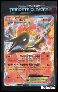 Pokemon Karte Sulfura EX 14/135 Schwarz & Weiß Sturm Plasma DE NEU - Bild 1 von 3