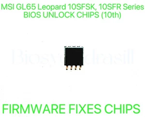 MSI GL65 Leopard 10SFSK, 10SFR Series, ADMIN NO PASSWORD FIRMWARE BIOS CHIP - Afbeelding 1 van 1
