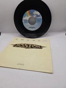 1986 BOSTON "AMANDA" W/ORIG. PIC SLEEVE 45 rpm 7" - Picture 1 of 2