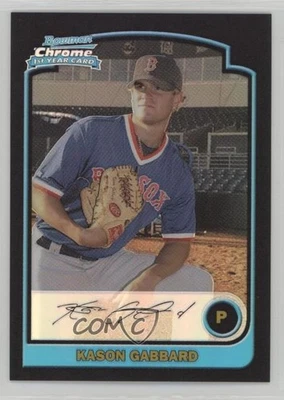 2003 Bowman Chrome Refractor Kason Gabbard #215 Rookie RC - Image 1 of 2