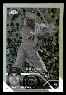Matt Mervis 2023 Topps Chrome Update Negative #USC44 Chicago Cubs ESE - Image 1 of 2