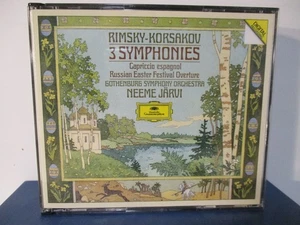 Rimsky-Korsakov - 3-Symphonies - Neeme Jarvi - 2 CD Set - MINT cond. - 25-3942 - Picture 1 of 4