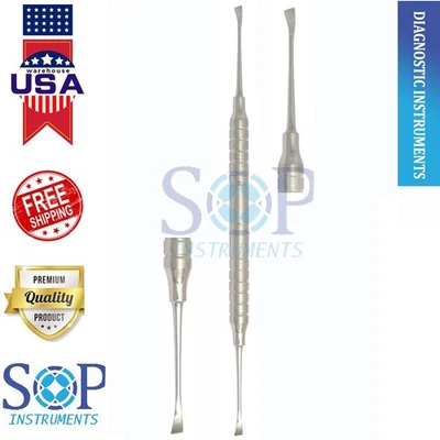 SOP INSTRUMENTS Dental Tartar Remover Double Ended Stainless Steel Plaque Remover Instruments