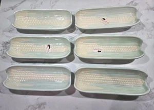 NEU LOT VON (6) PFALTZGRAFF MAISKOLBEN SCHALEN MIT FÜSSEN MINT FARBE - Bild 1 von 12