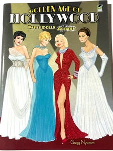 Paper Doll Book UNUSED Hollywood Golden Age Marilyn Monroe Liz Taylor Hepburn - Imagen 1 de 6