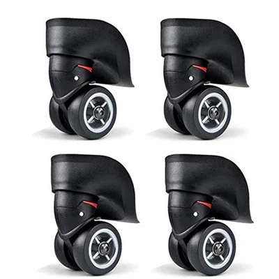 4 Stk Gepäck Koffer Ersatzräder Gepäckräder OD 49 mm Schwenkräder Koffer Rollen - Bild 1 von 4
