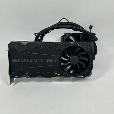 EVGA GeForce GTX 1080 Ti Hybrid SC2 11GB GDDR5X Graphics Card 11G-P4-6698-KR - Image 1 of 4