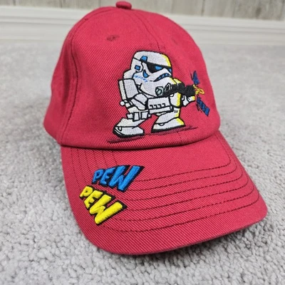Gorra Stormtrooper Pew Pew Star Wars de los Parques Disney Juvenil Talla Única Roja Ajustable Foto 1 de 4