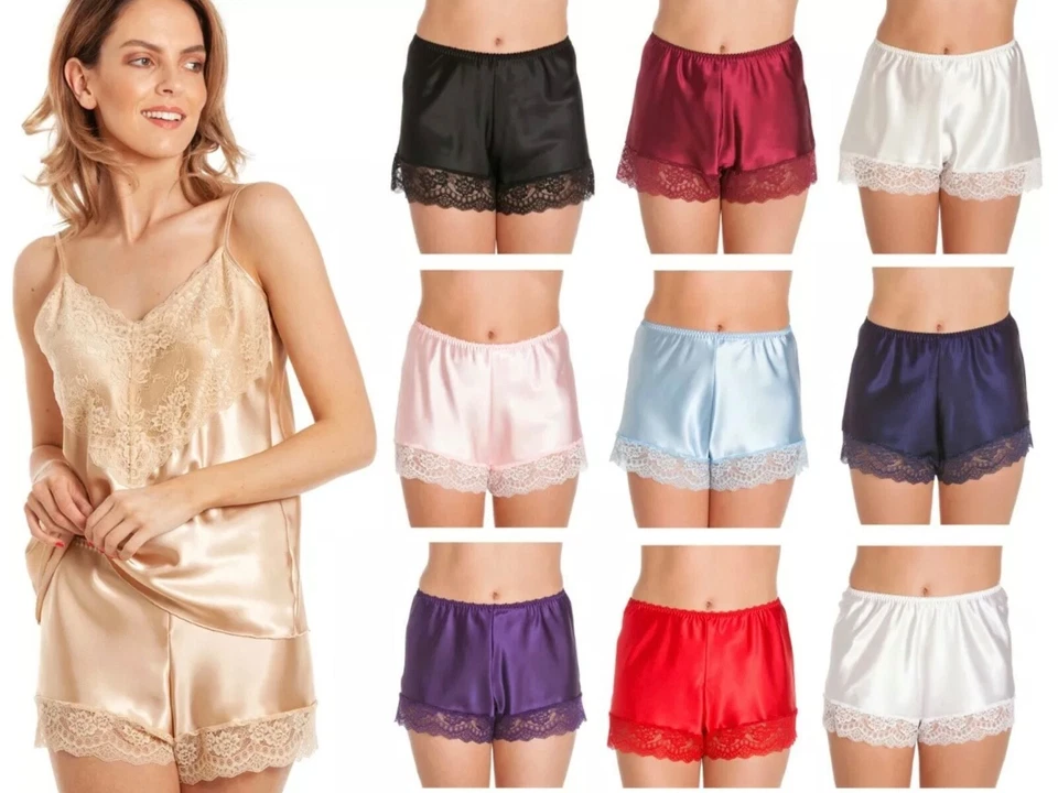 English Made Ladies Satin French Knicker