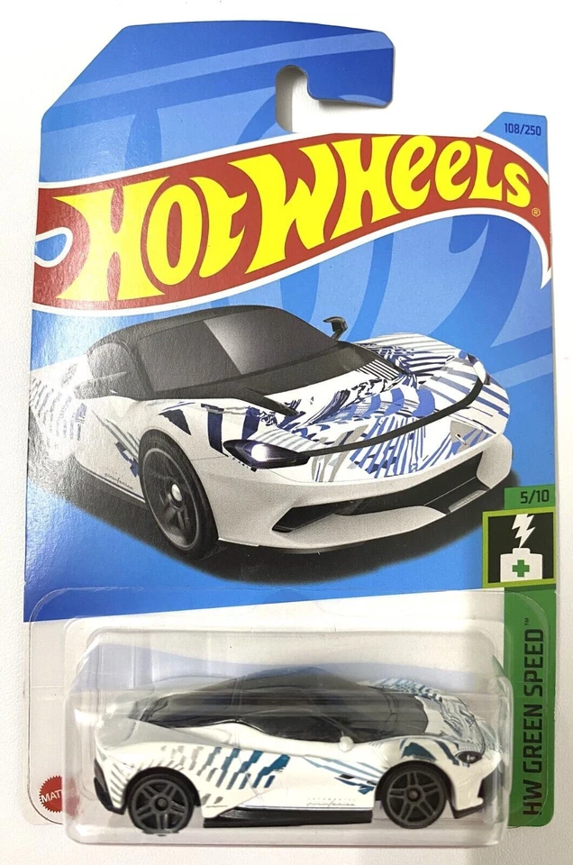 Hot Wheels 2023 108/250 HW 5/10 Automobili Pininfarina Battista White MOSC - Image 1 of 1