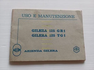 Gilera 125 TG1 - GR1 1977 Bedienungsanleitung Wartung original italienisches Heft - Bild 1 von 9