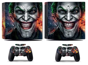Cartoon Skin Sticker PlayStation 4 Pro Joker Decals Vinyl for PS4 Pro Cover - Picture 1 of 14